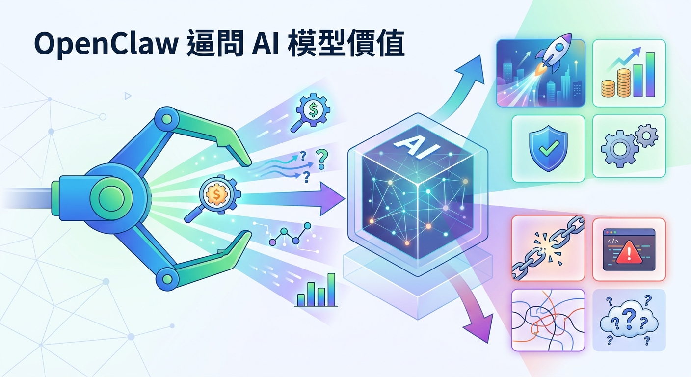 OpenClaw 逼問 AI 模型價值