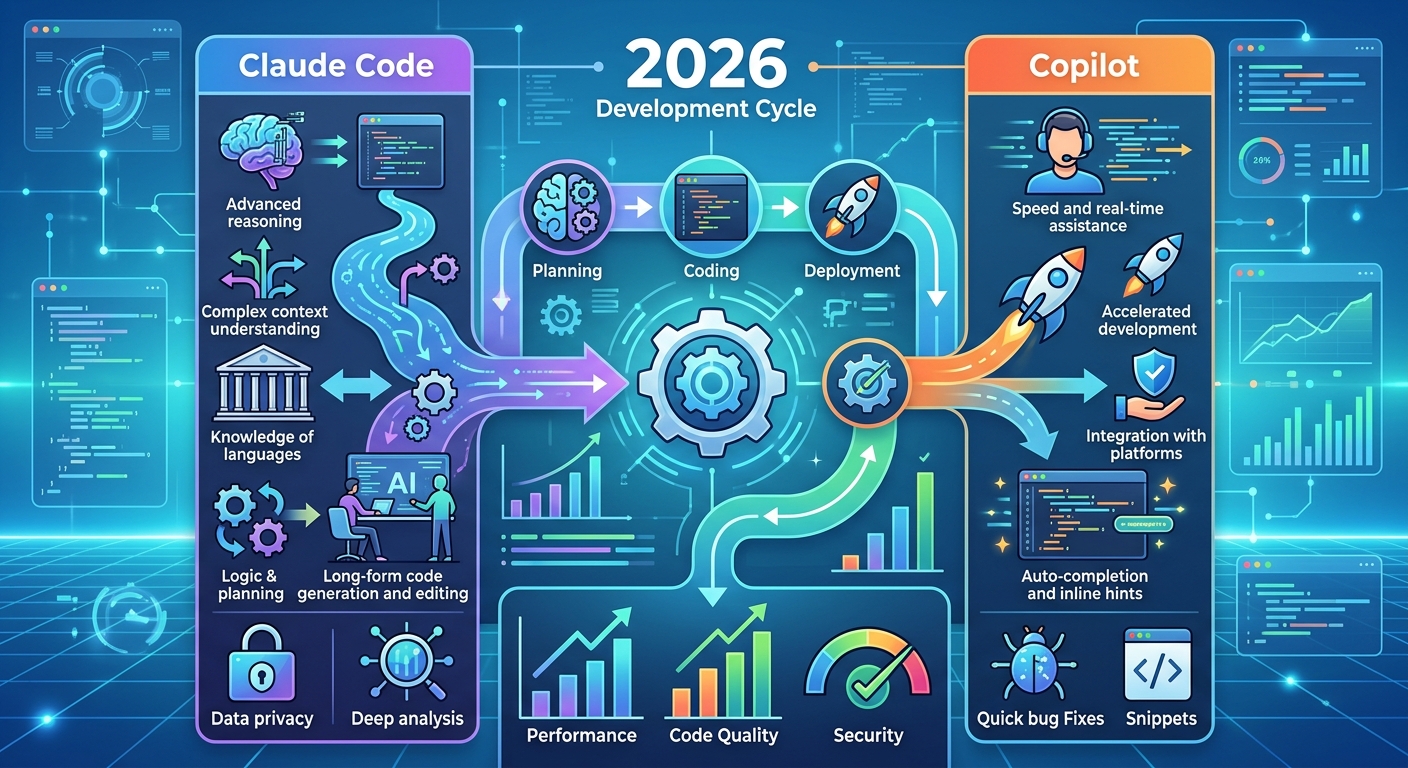 Claude Code 與 Copilot：2026 工具…