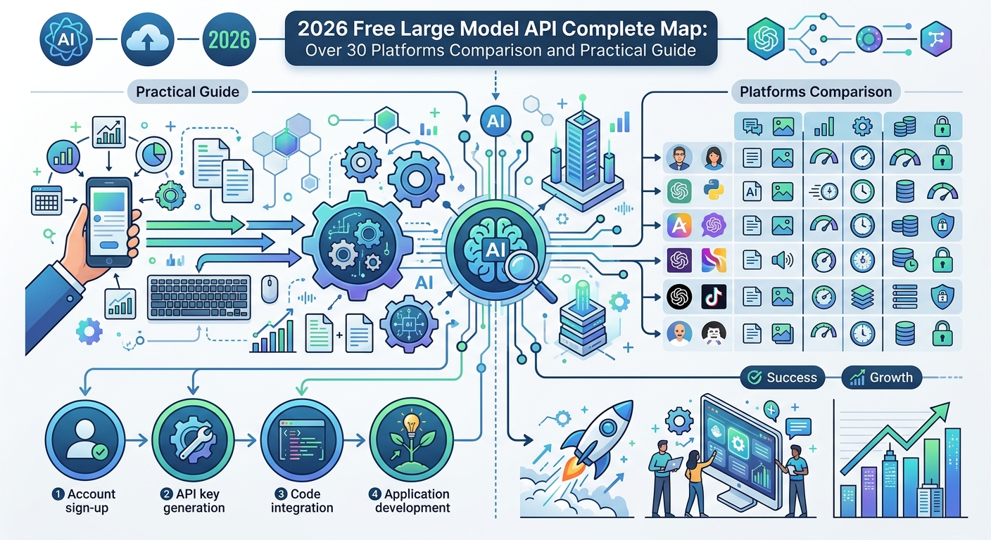 2026 年免費大模型 API 完整地圖：超過 30 個平台對比與實戰指南