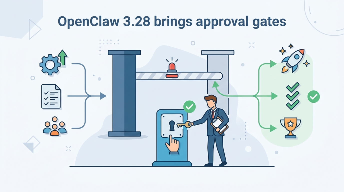 OpenClaw 3.28 brings approval gates