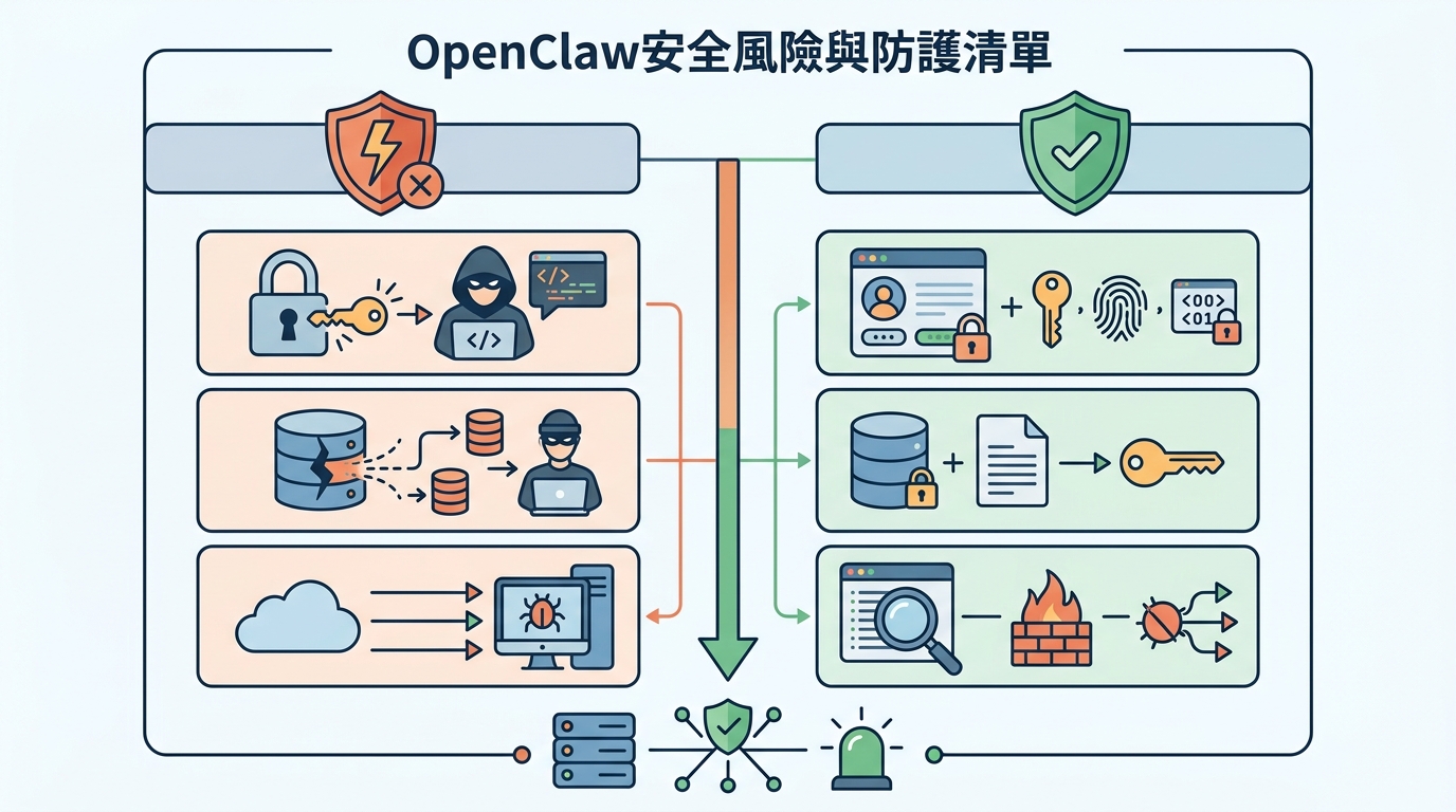 OpenClaw安全風險與防護清單