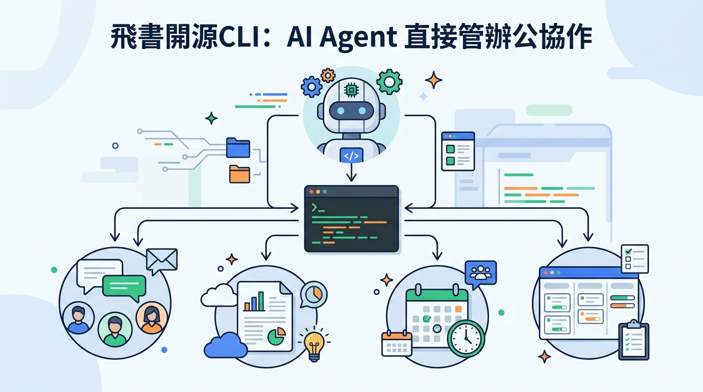 飞书开源CLI：AI Agent 直接管办公协作