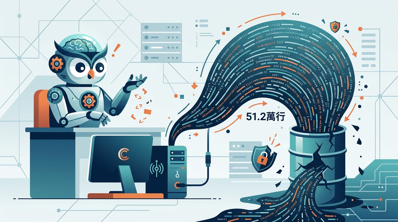 Claude Code npm 外洩 51.2 萬行