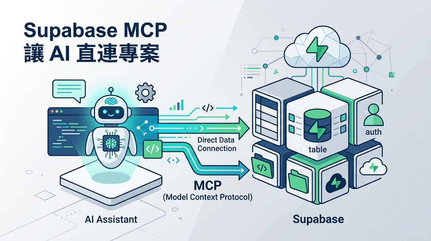 Supabase MCP 讓 AI 直連專案