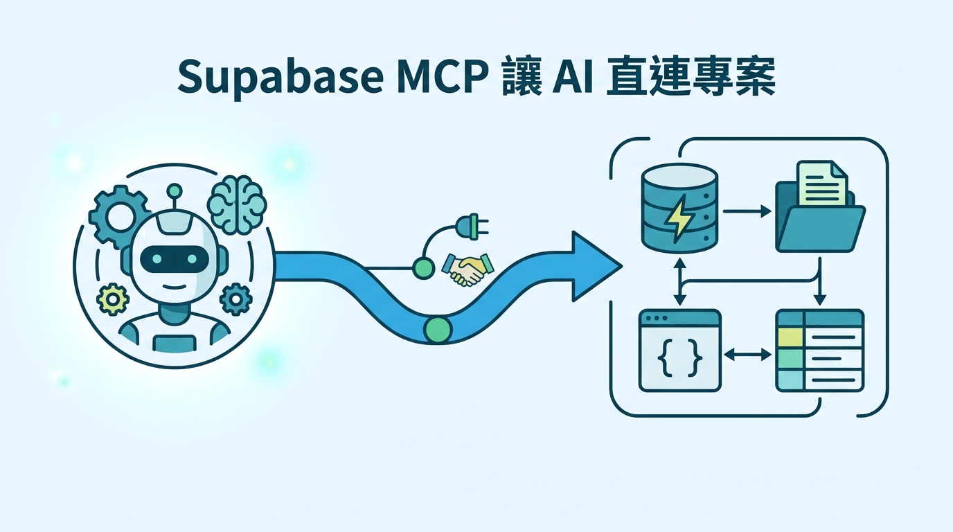 Supabase MCP 讓 AI 直連專案
