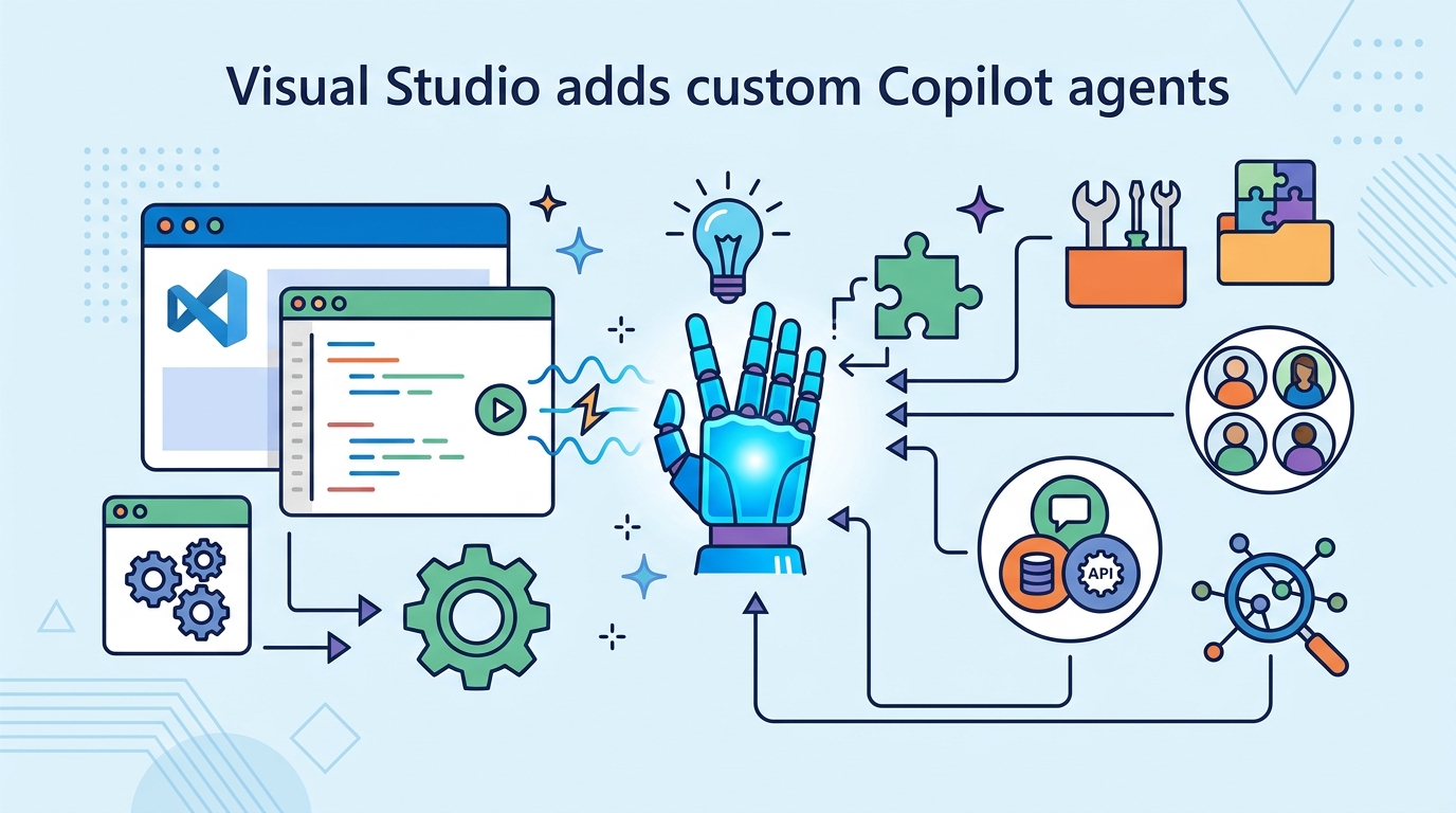 Visual Studio adds custom Copilot agents