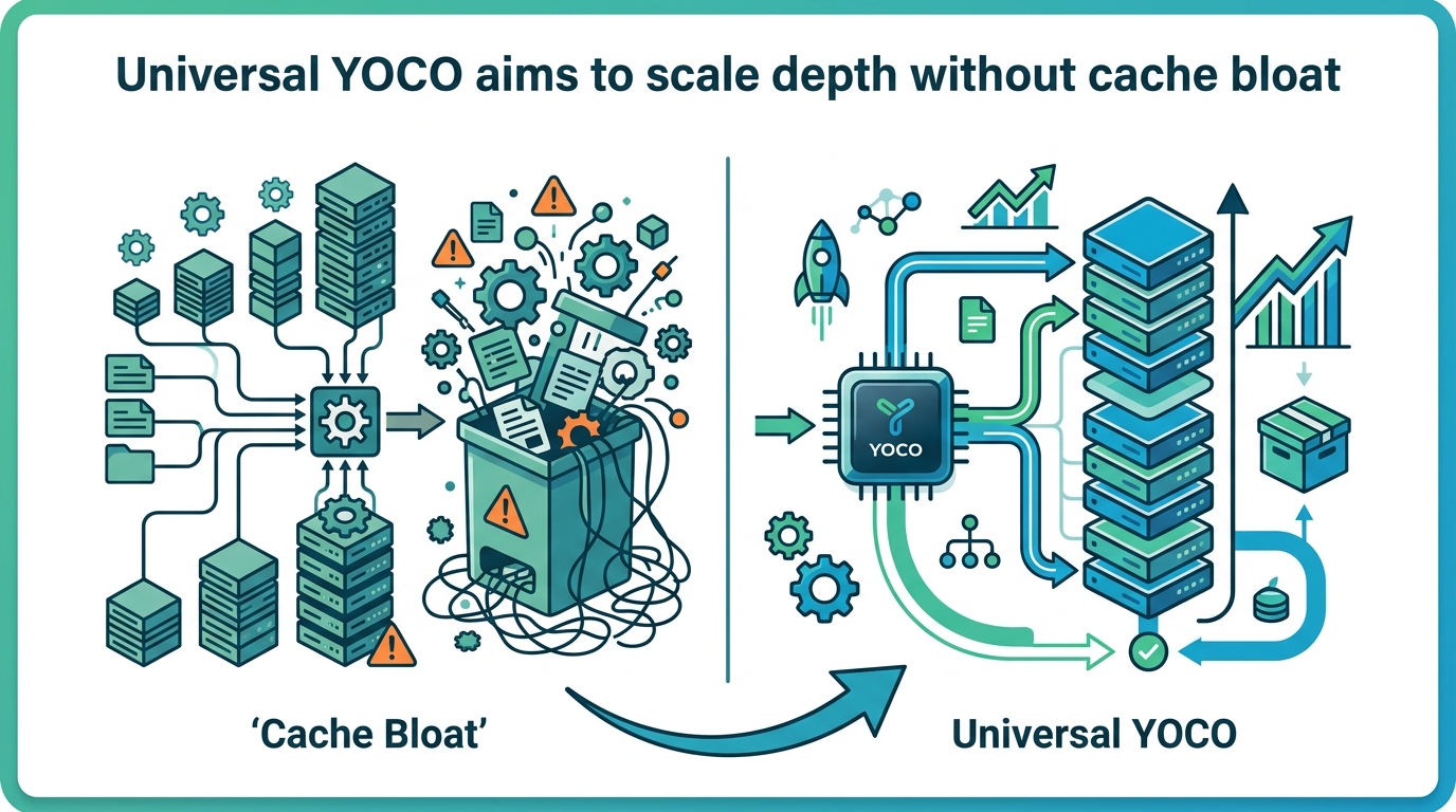 Universal YOCO aims to scale depth without cache bloat