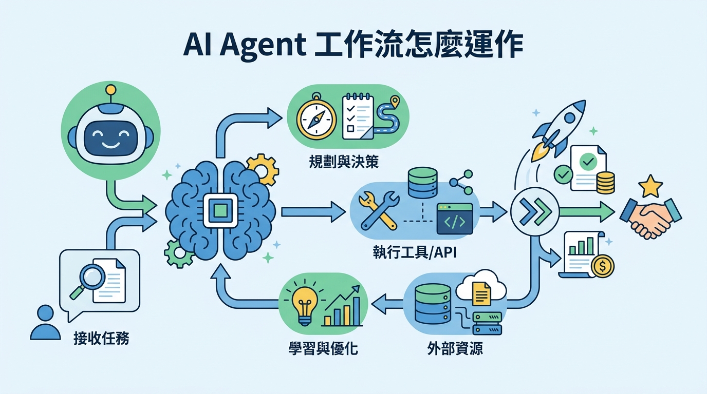 AI Agent 工作流怎麼運作