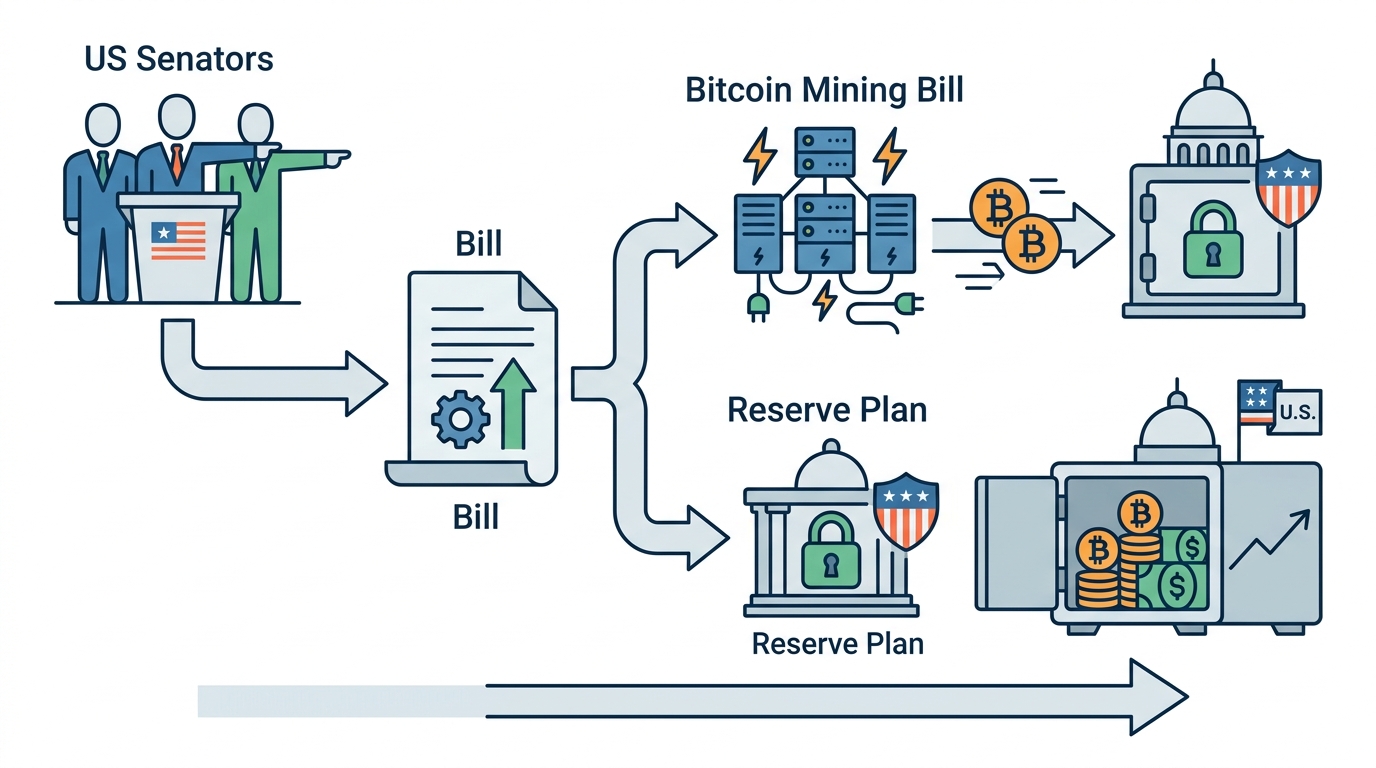US Senators Push Bitcoin Mining Bill and Reserve Plan