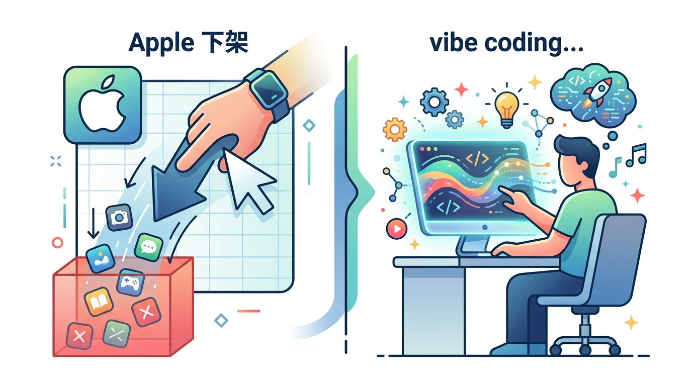 Apple 下架 Anything，vibe coding…