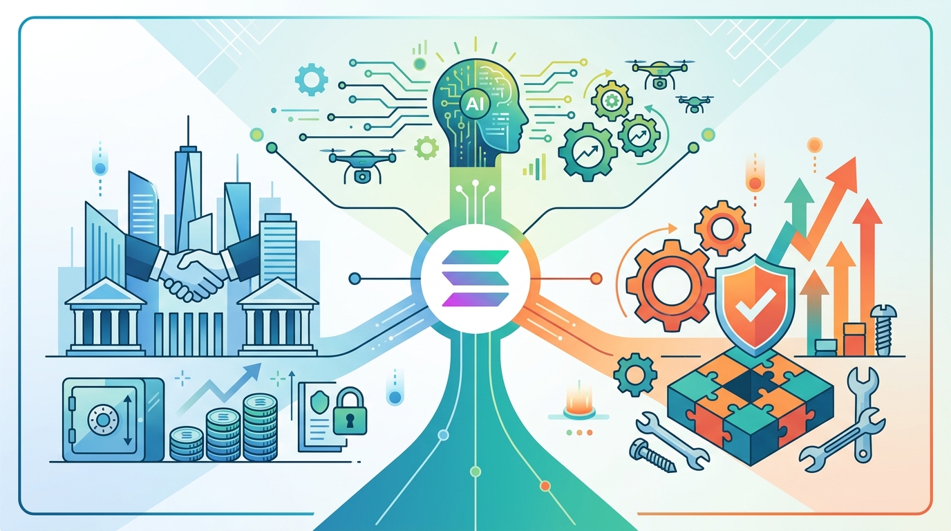 Solana’s 2026 push: institutions, AI, and fixes