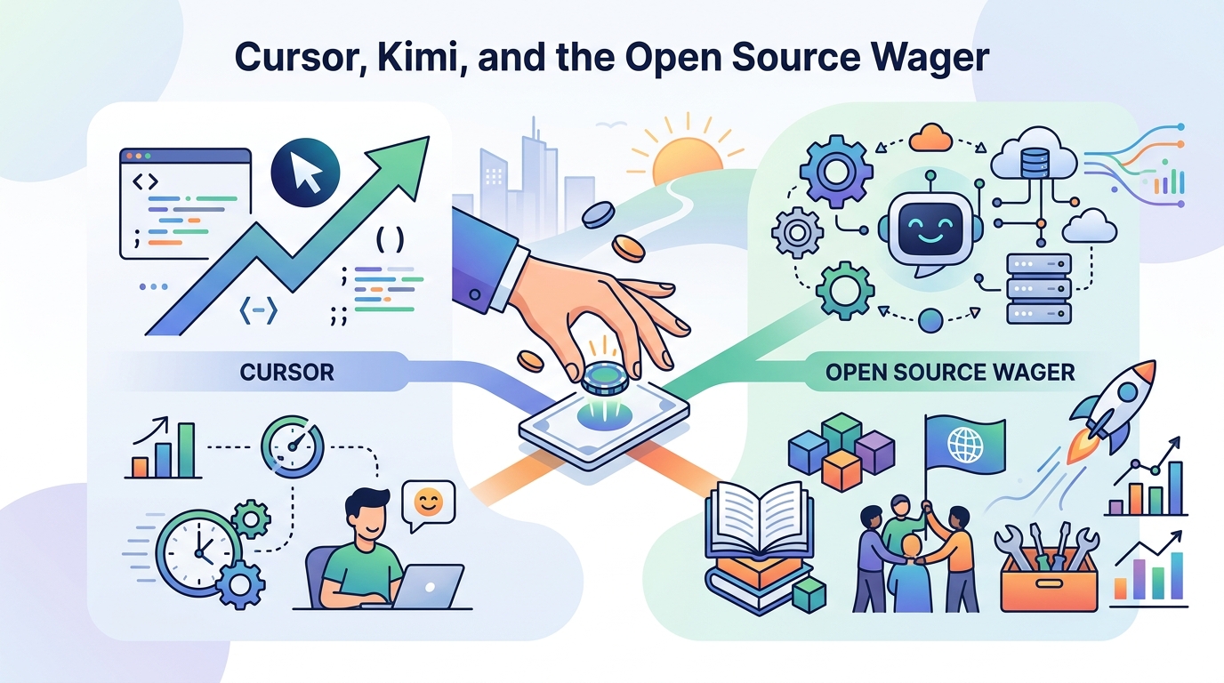 Cursor、Kimi 與開源賭注