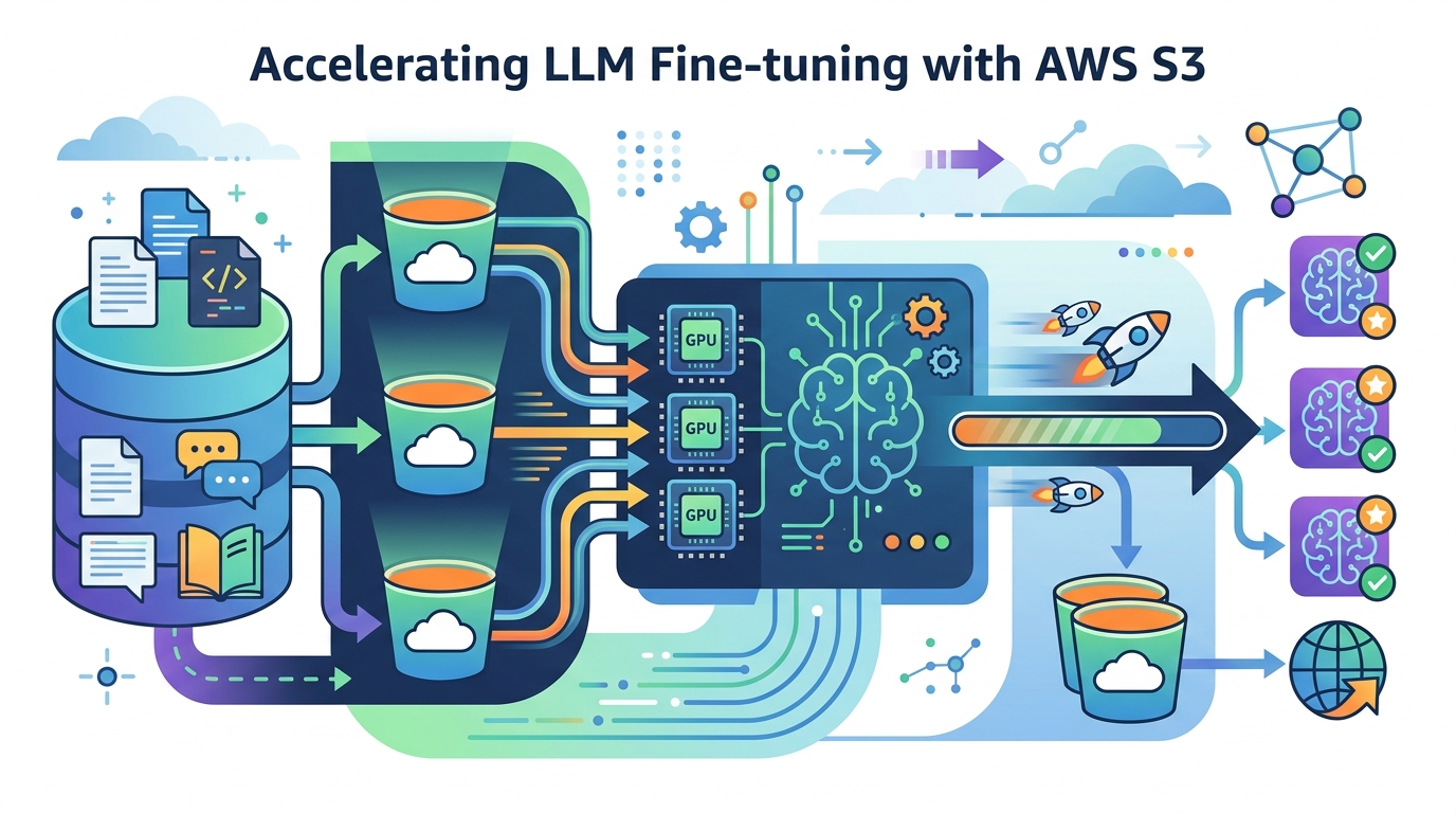 AWS 用 S3 加速 LLM 微調