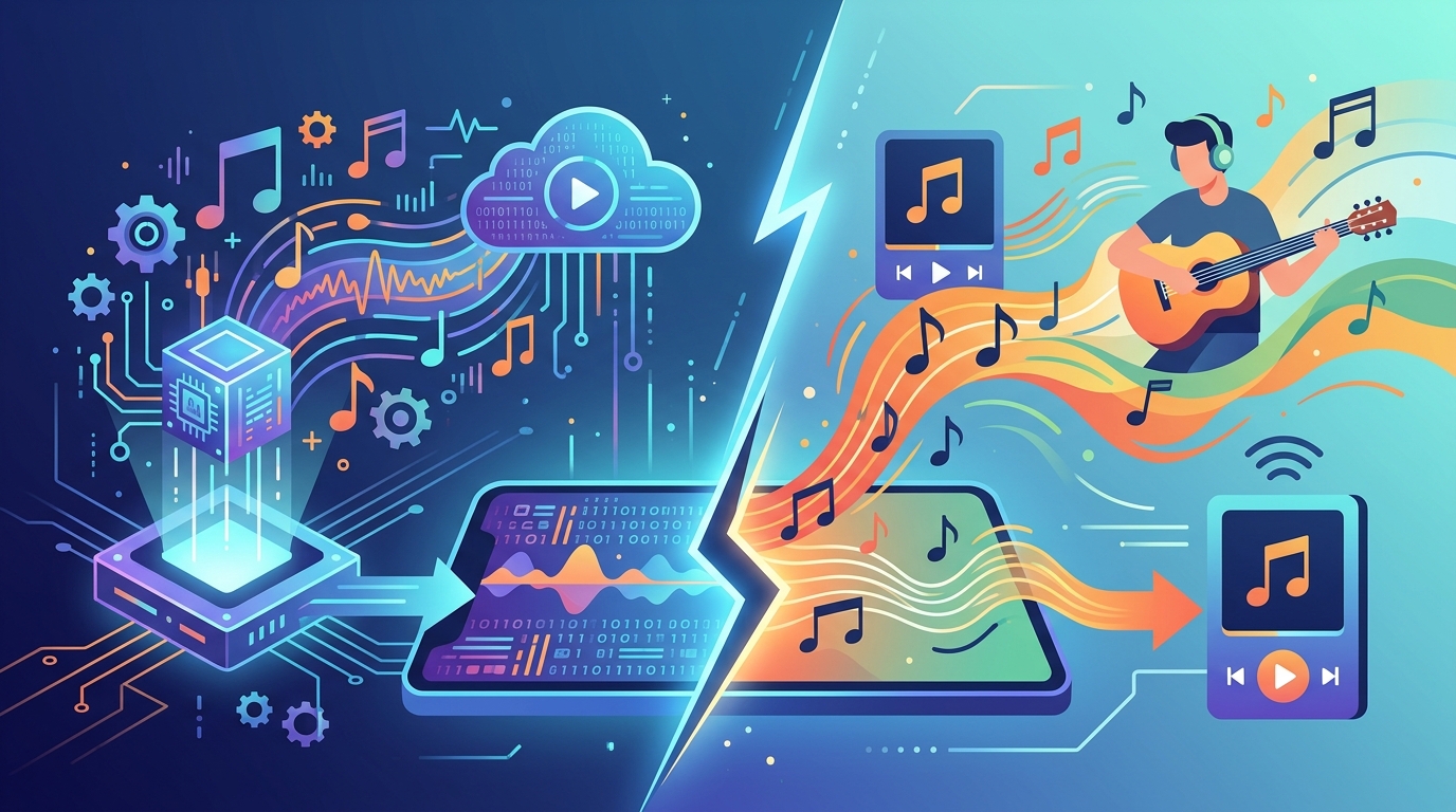AI 音樂把串流切成兩派