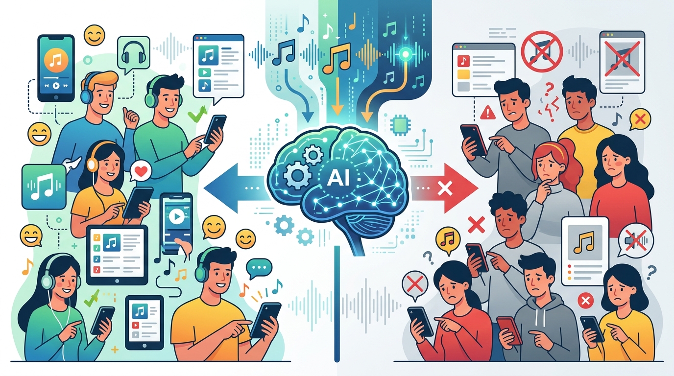 AI 音樂把串流切成兩派