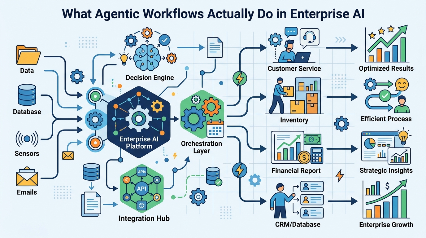 What Agentic Workflows Actually Do in Enterprise AI