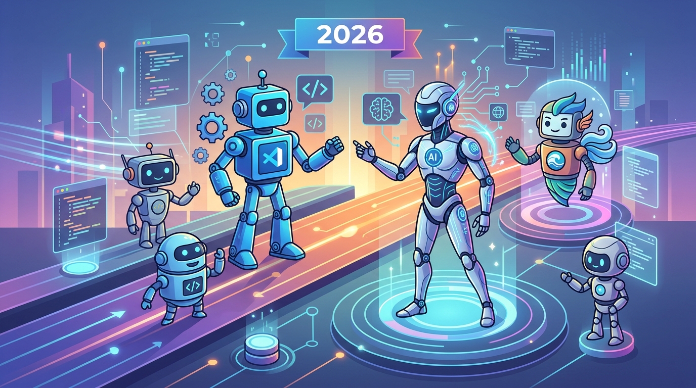 2026 編輯器大亂鬥：VS Code、Cursor、Wi…