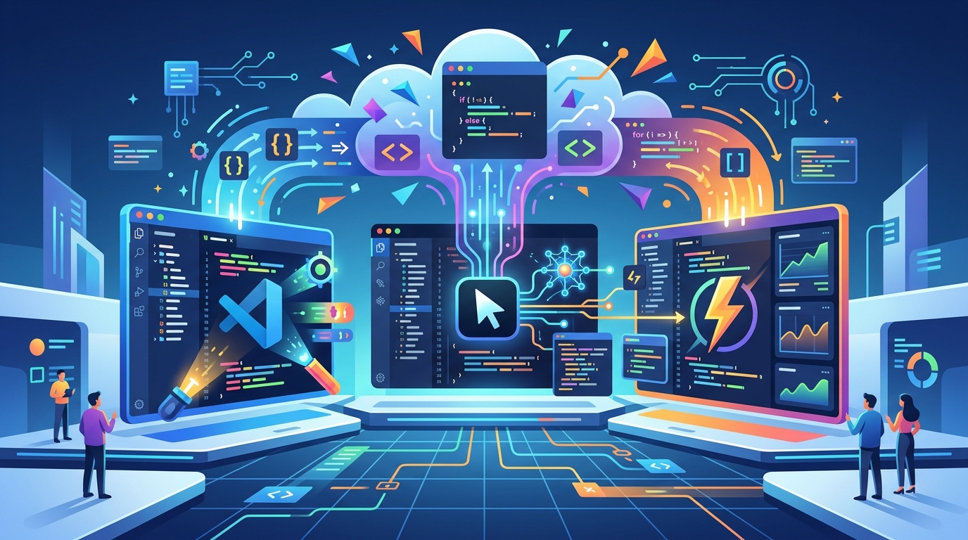 2026 編輯器大亂鬥：VS Code、Cursor、Wi…
