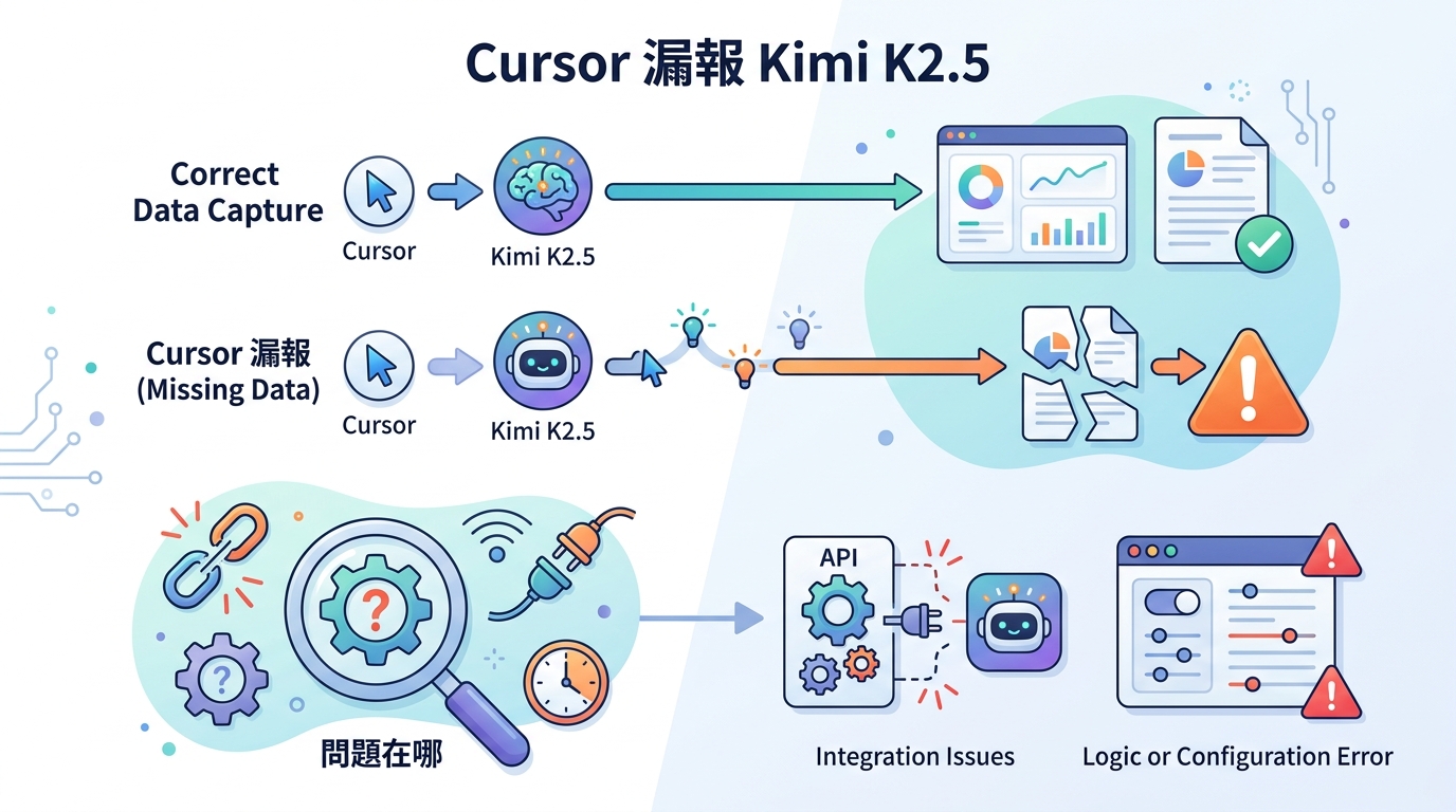 Cursor 漏報 Kimi K2.5，問題在哪