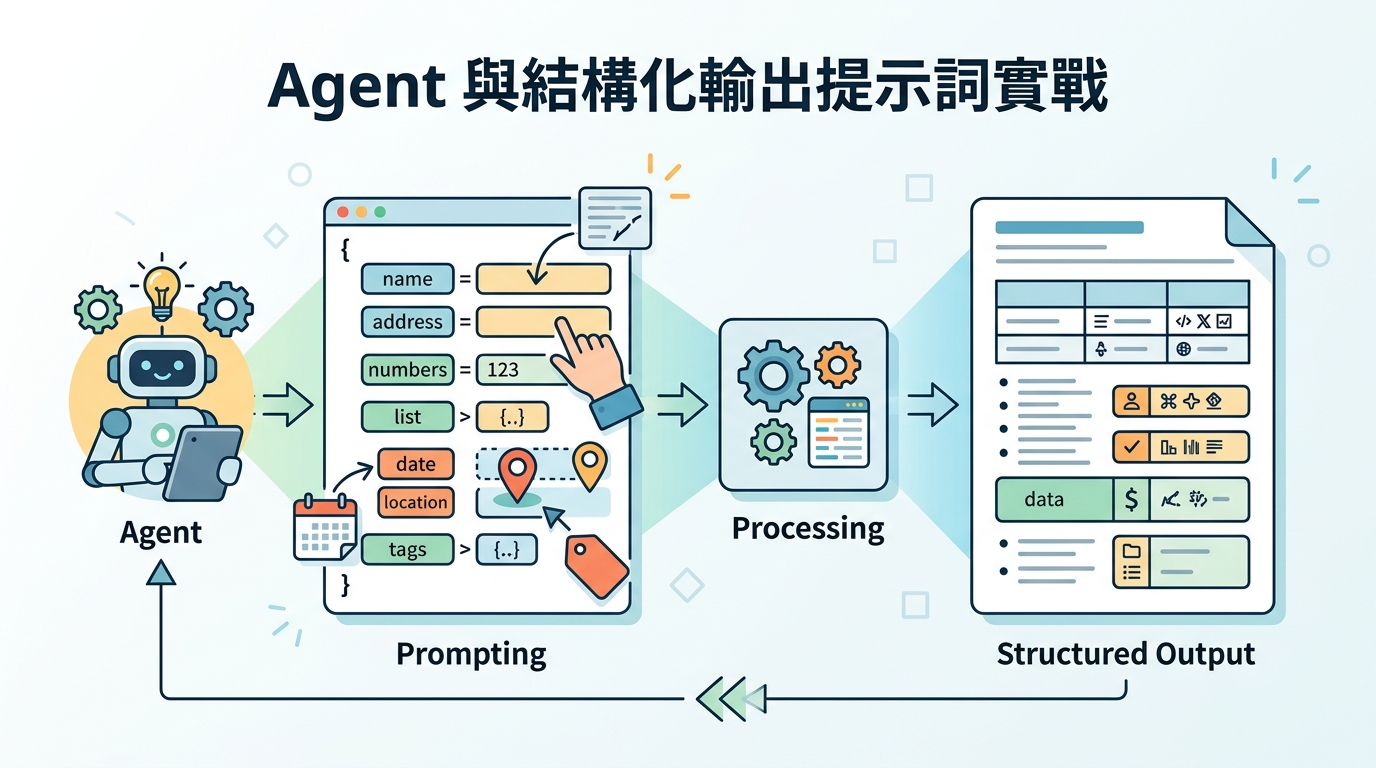 Agent 與結構化輸出提示詞實戰