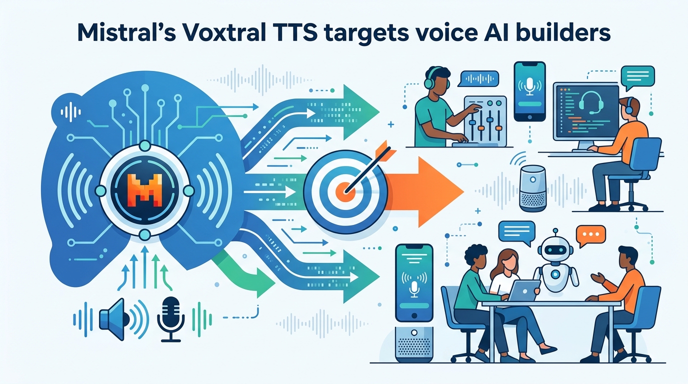 Mistral’s Voxtral TTS targets voice AI builders