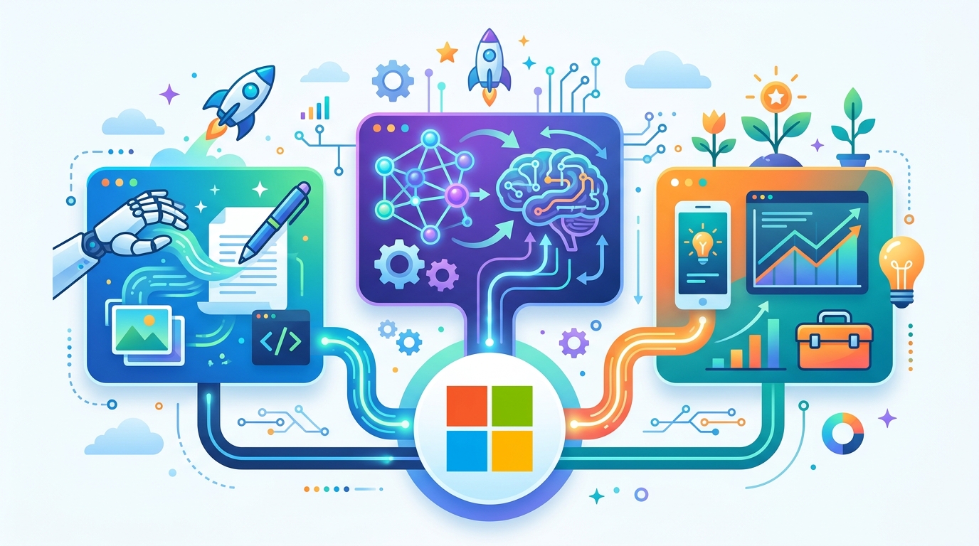 Microsoft 推出三款自家 AI 模型