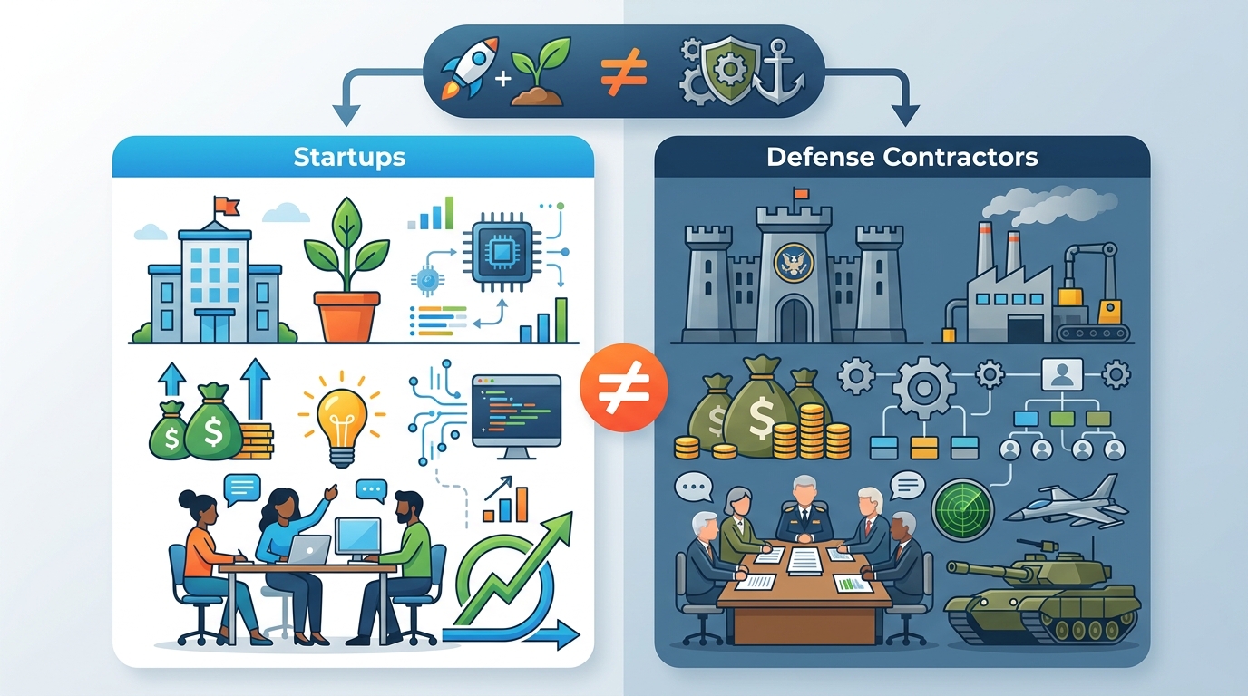 AI warfare firms are defense contractors, not startups
