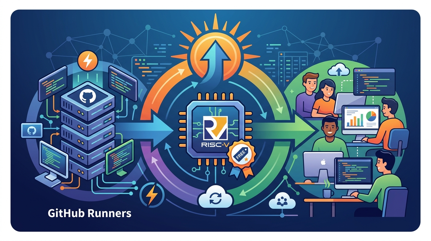 RISE Adds Free RISC-V GitHub Runners