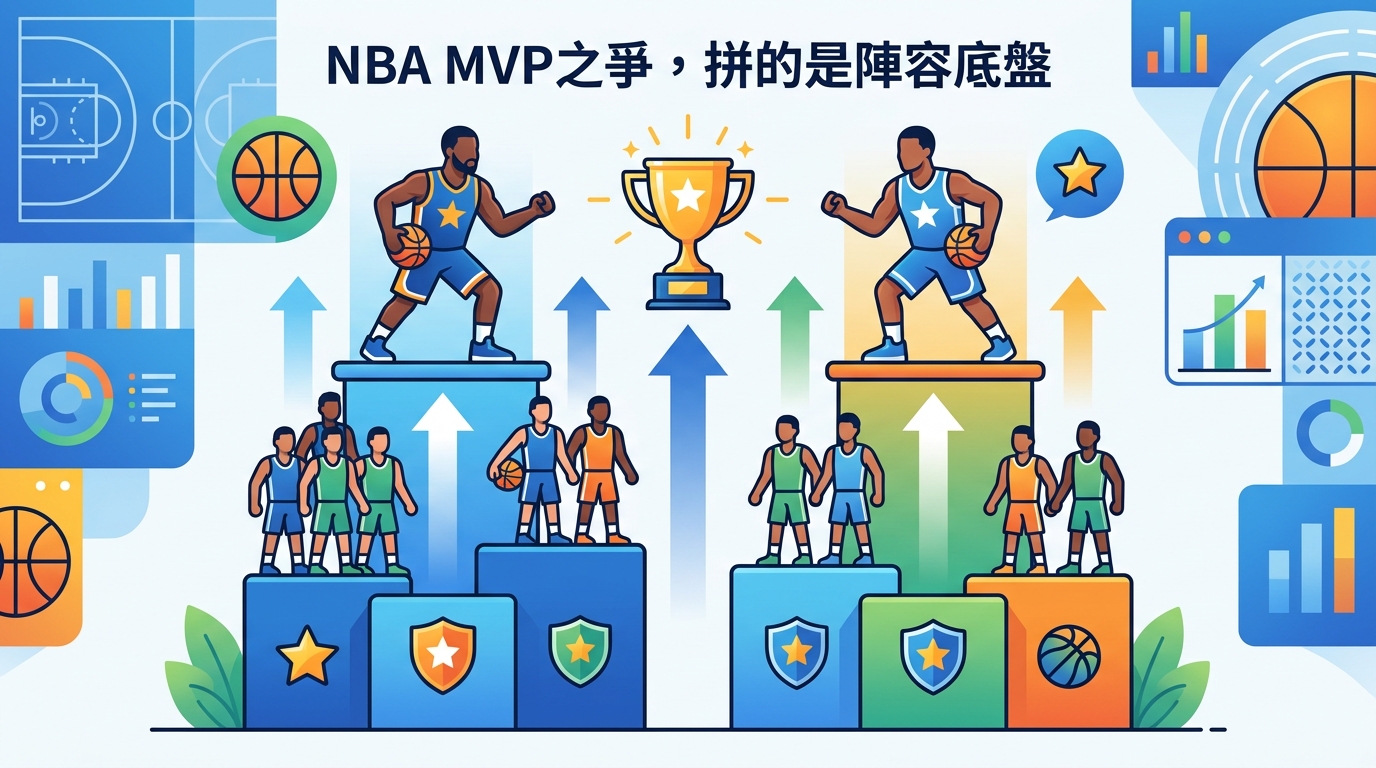 NBA MVP之爭，拼的是陣容底盤