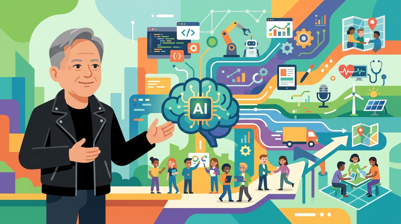 黃仁勳：AI 會創造更多工作