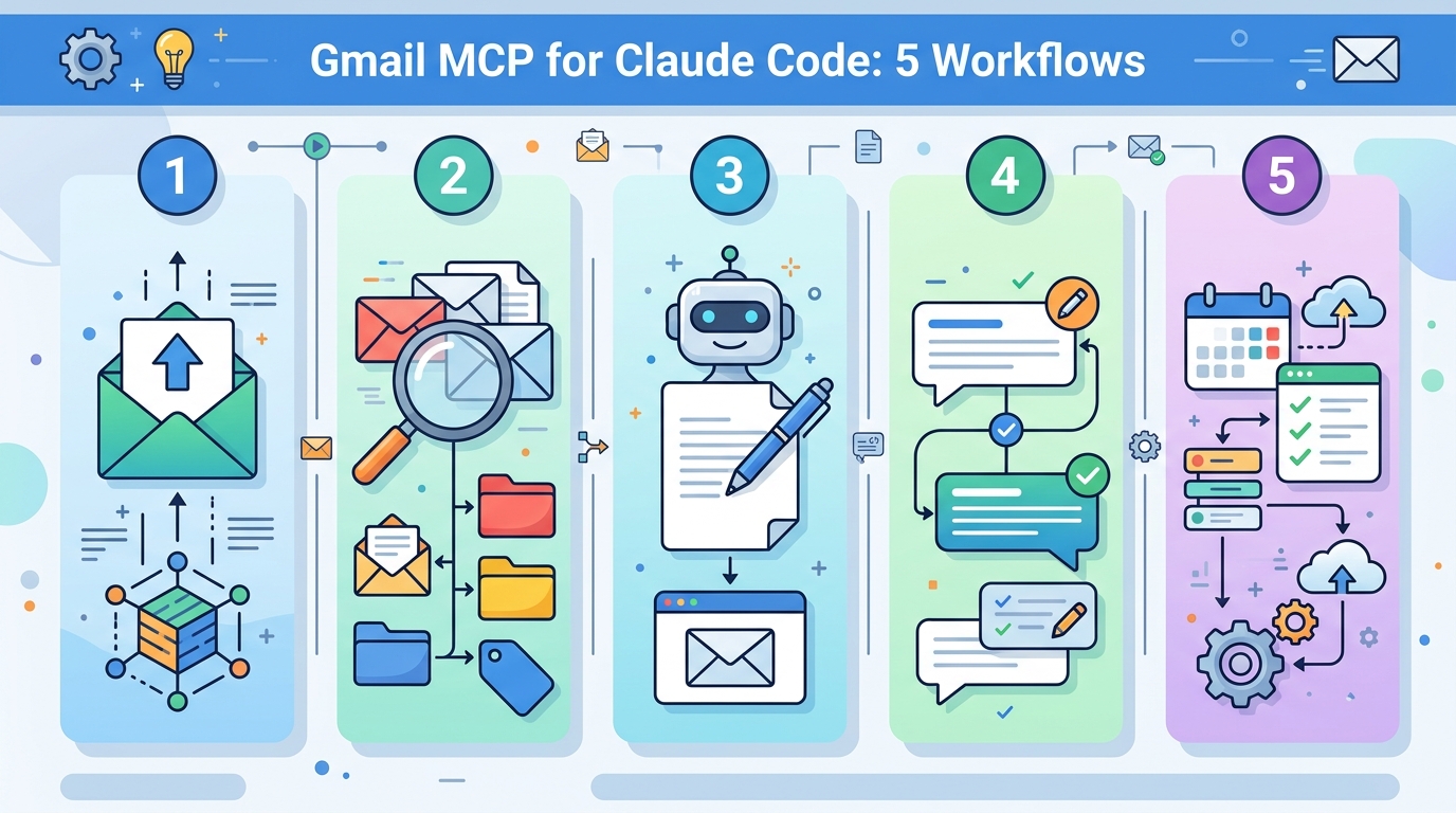 Gmail MCP for Claude Code: 5 Workflows