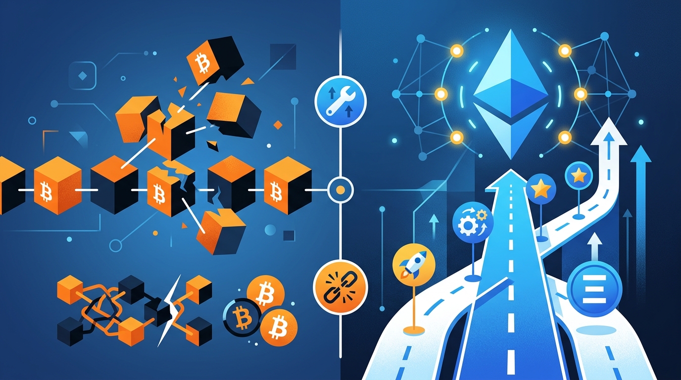 March Blockchain Update: BTC Reorgs, Ethereum Roadmap