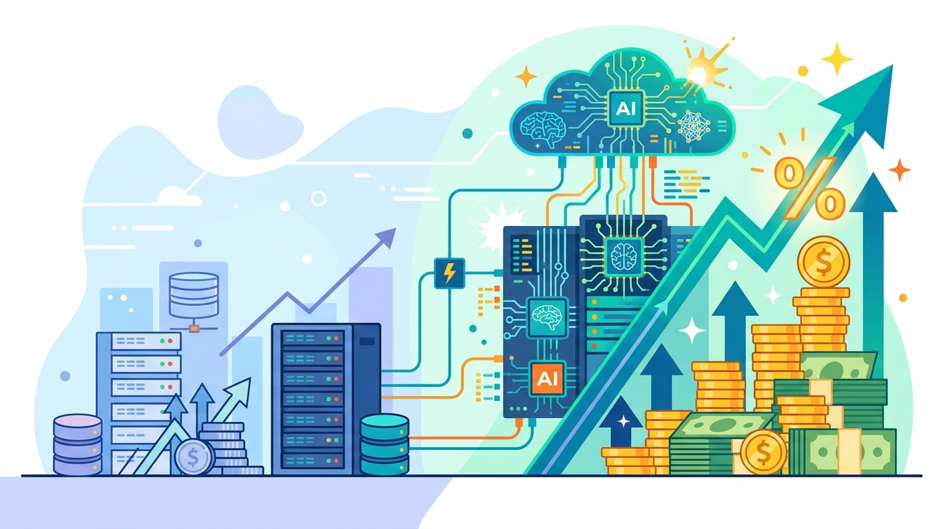 AI 需求把雲端支出推高 29%