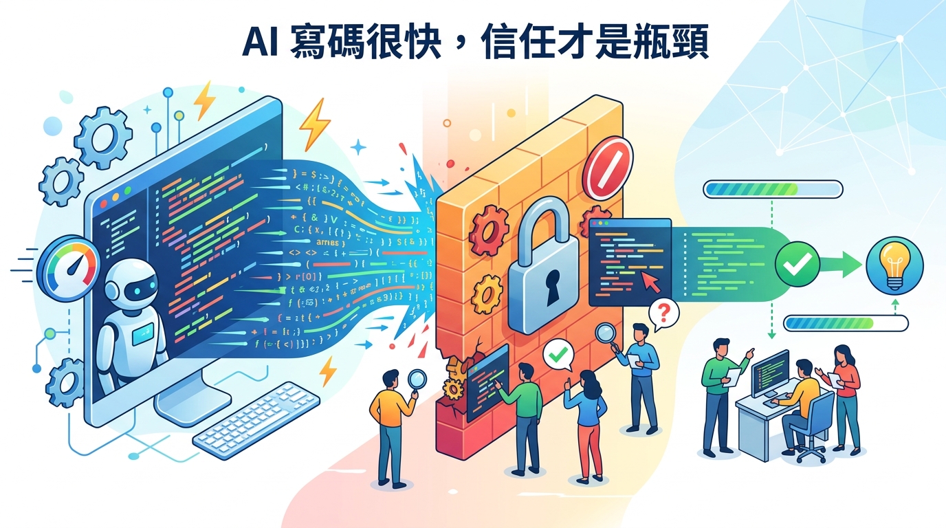 AI 寫碼很快，信任才是瓶頸