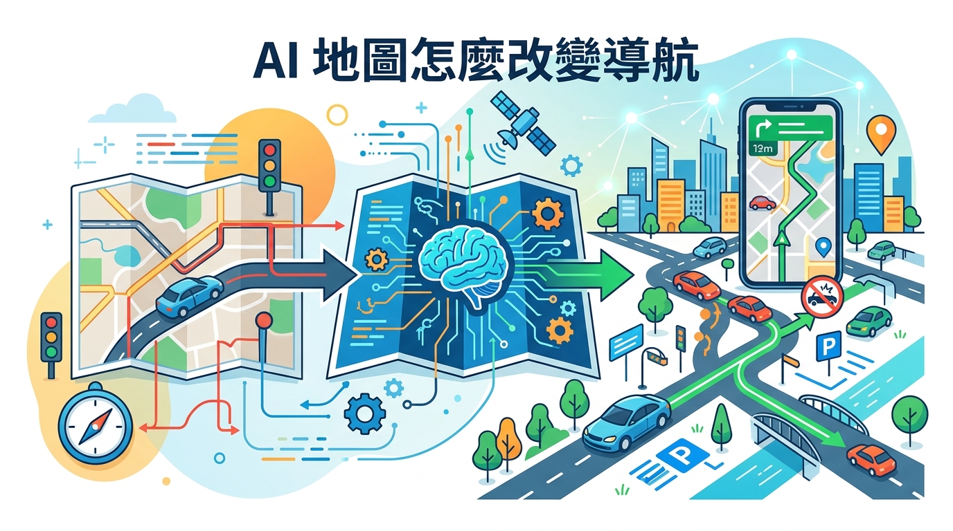 AI 地圖怎麼改變導航
