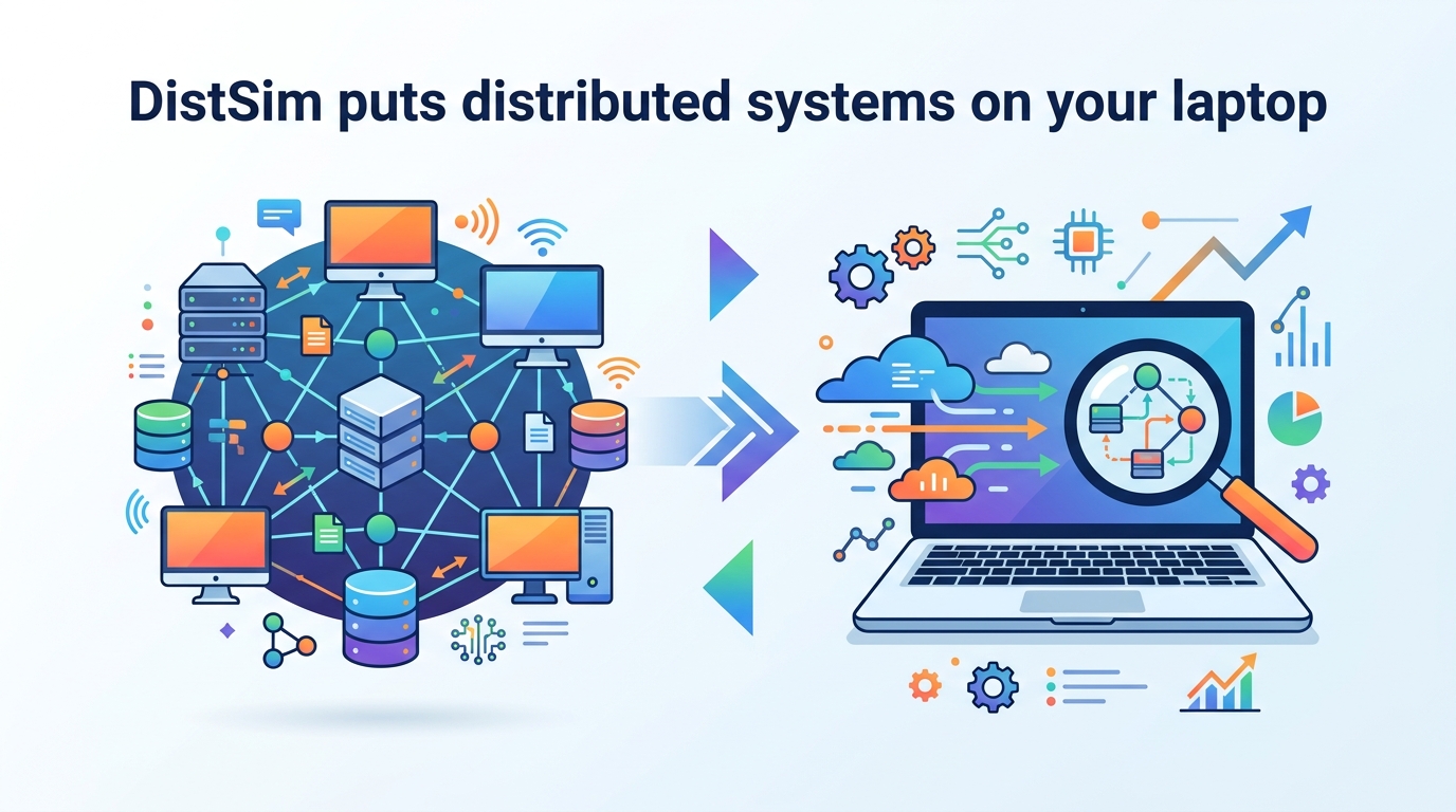 DistSim puts distributed systems on your laptop