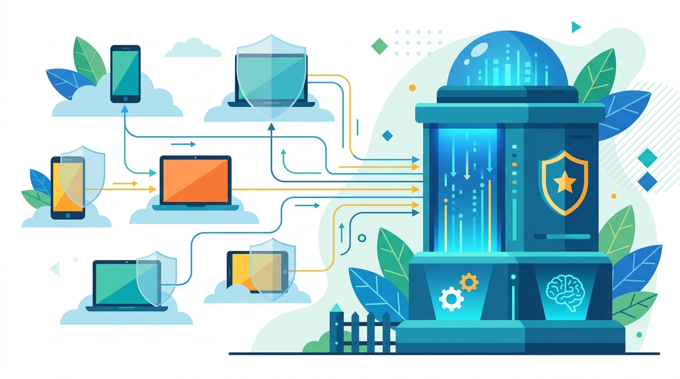 Server Learning Hardens Federated Learning