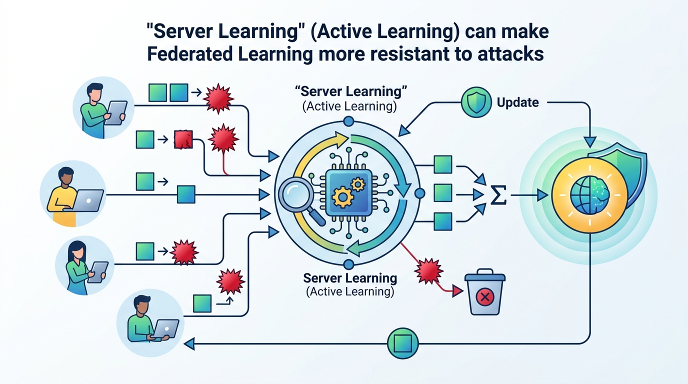 Server Learning 讓聯邦學習更抗攻擊