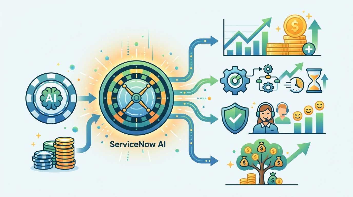ServiceNow 的 AI 服務台賭注，真的賺到錢