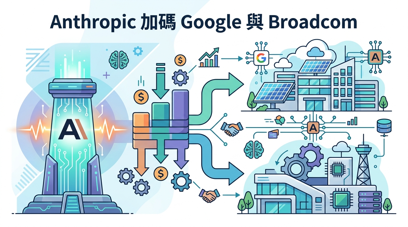 Anthropic 加碼 Google 與 Broadco…