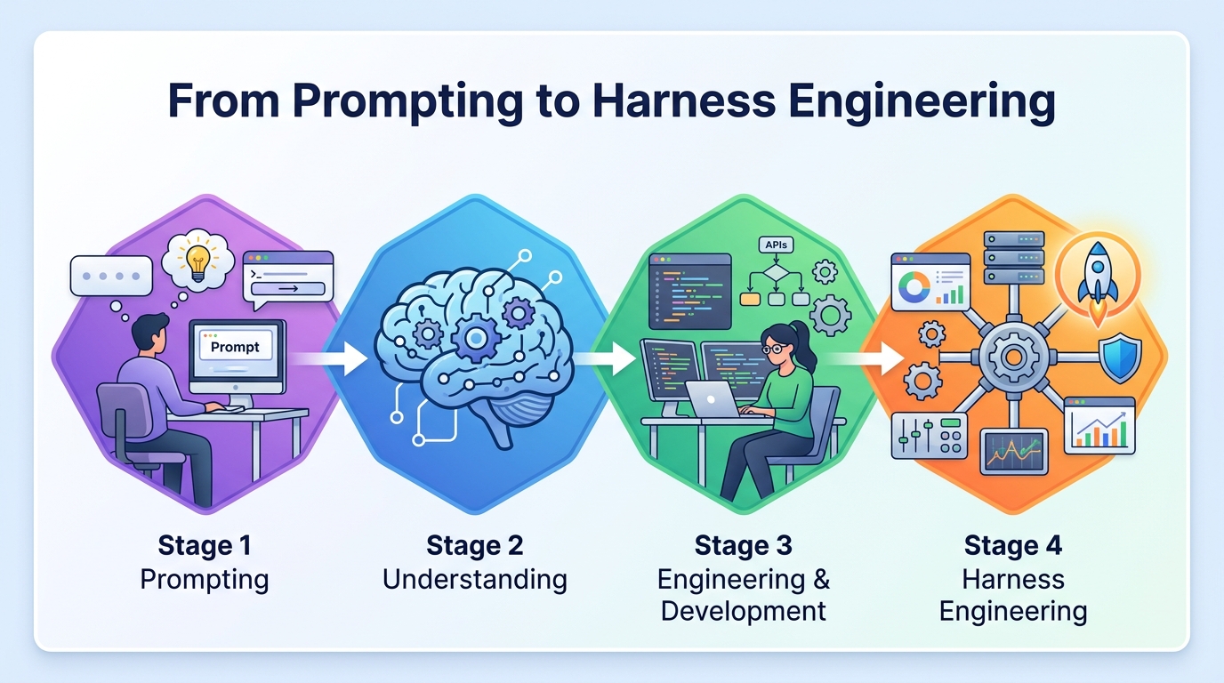 From Prompting to Harness Engineering