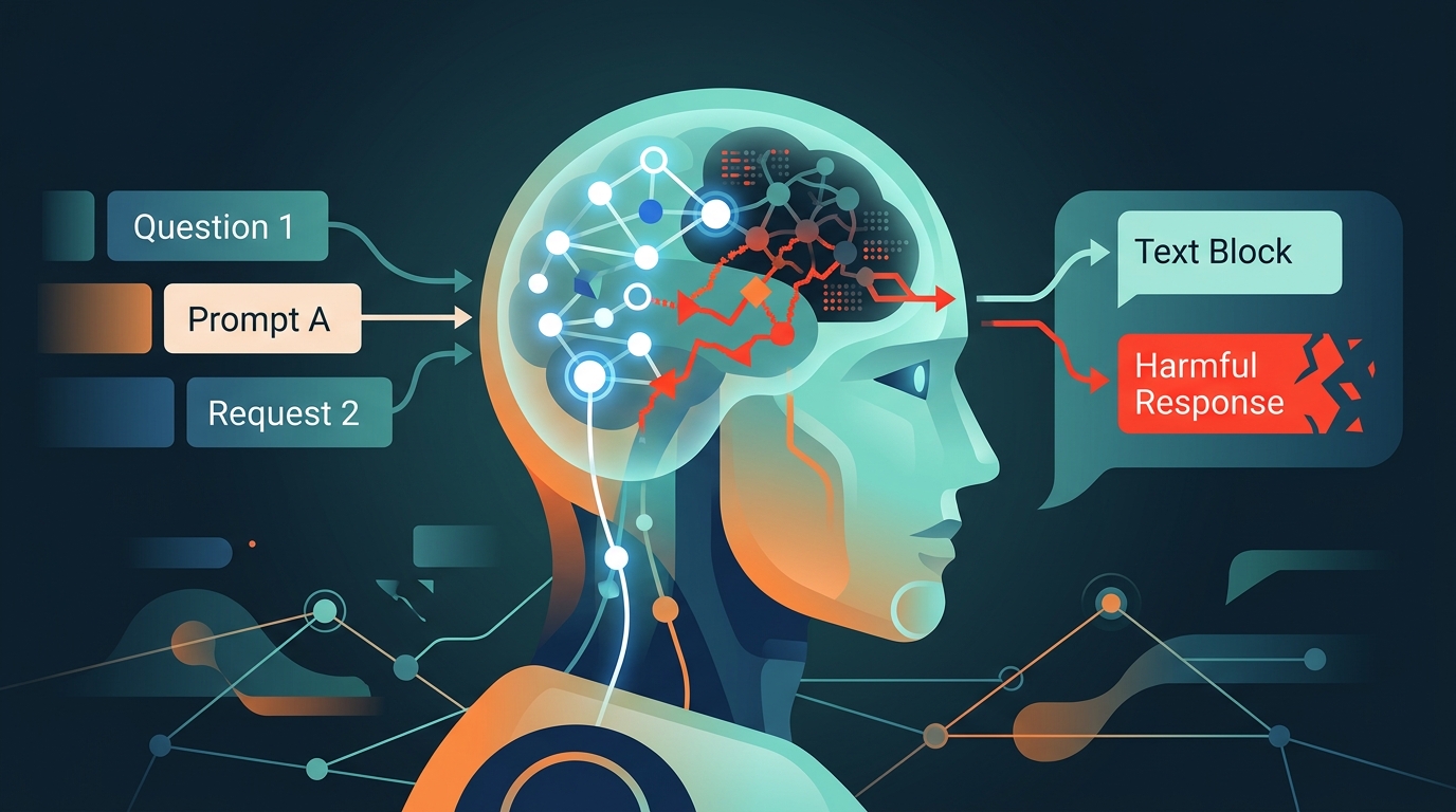 How LLMs encode harmful behavior internally