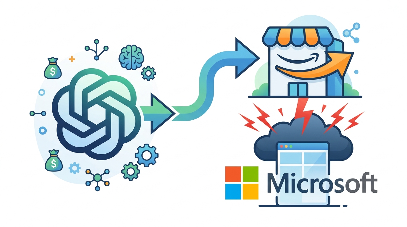 OpenAI 拉攏 Amazon，Microsoft 壓力…
