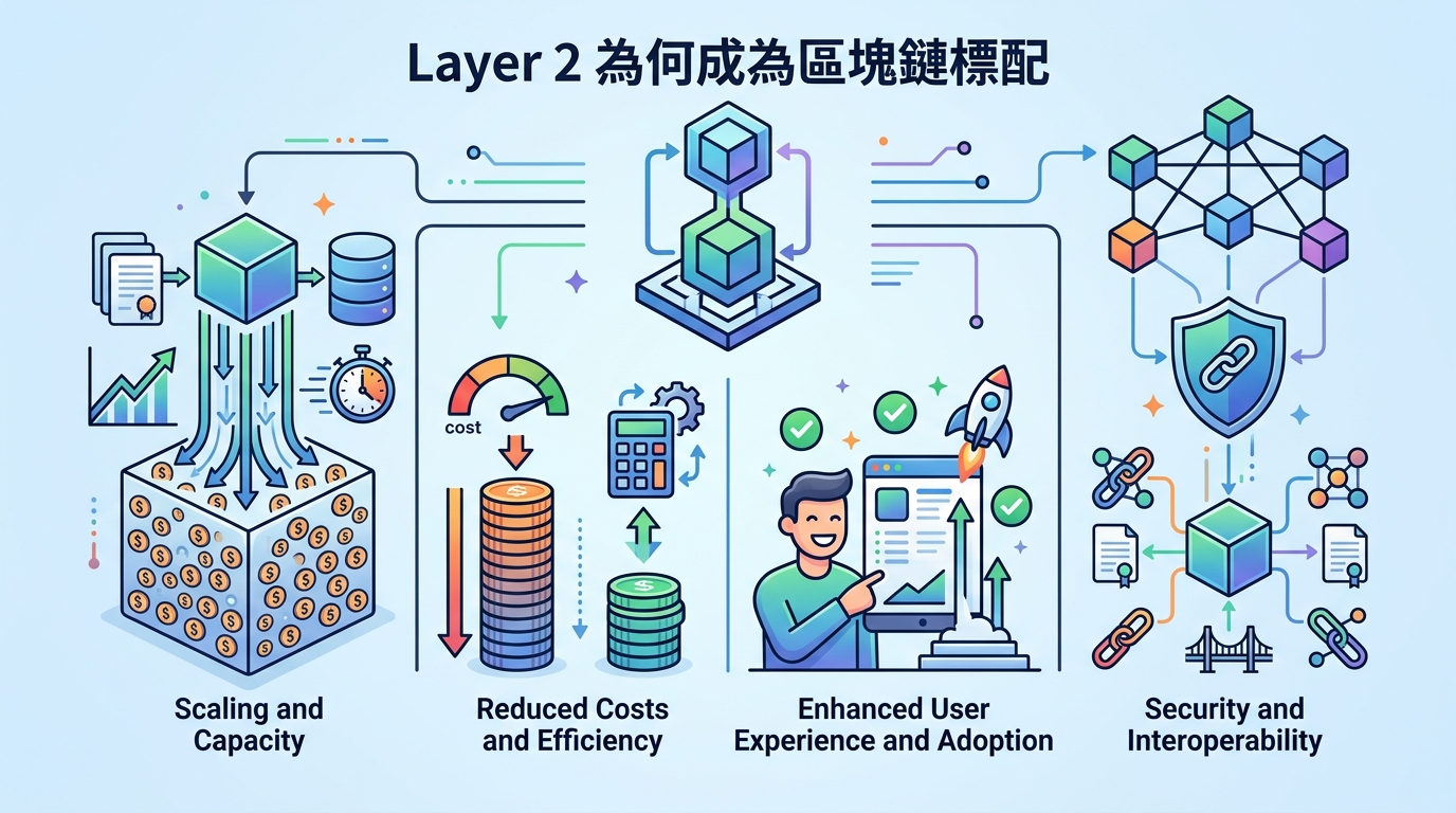 Layer 2 為何成為區塊鏈標配