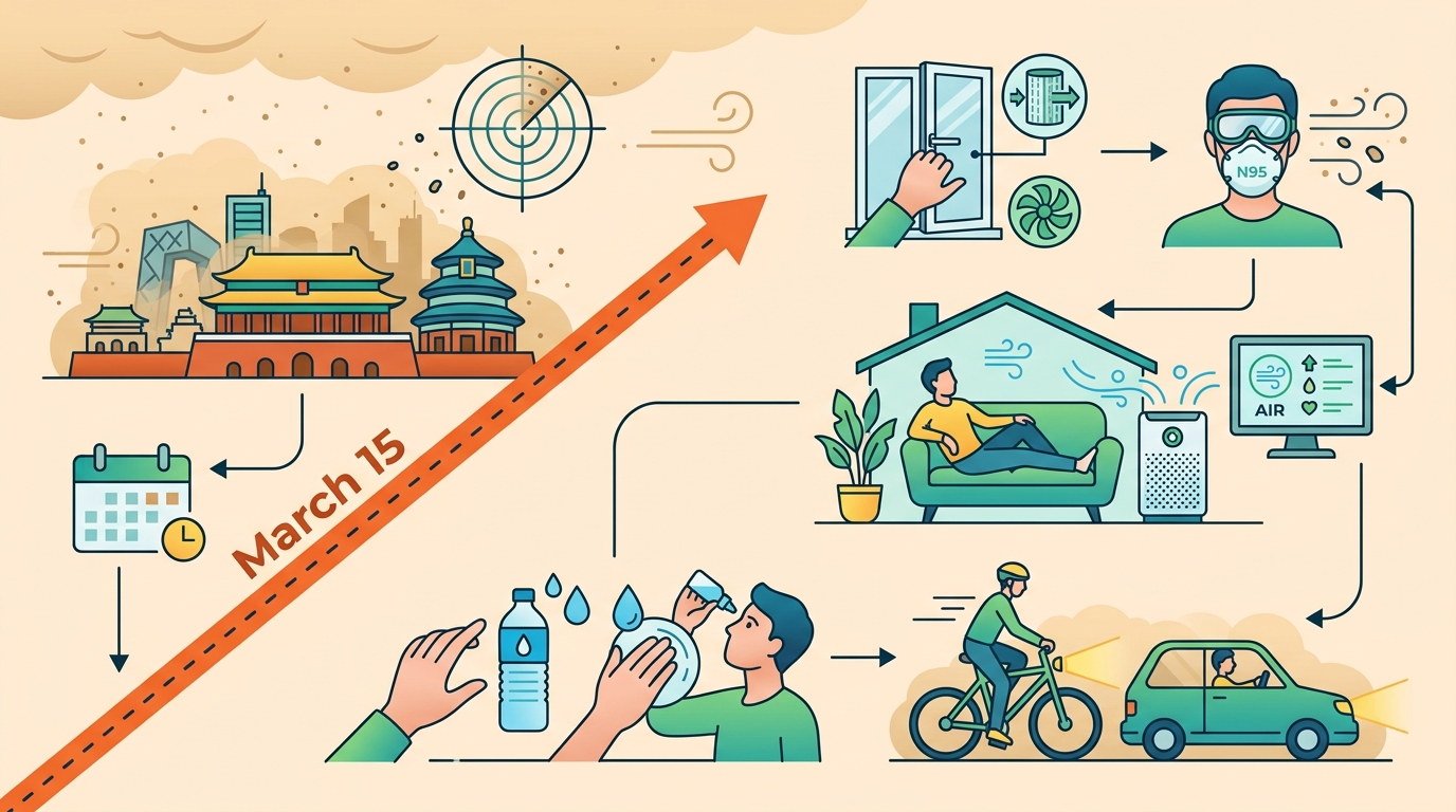 Beijing’s March 15 Sandstorm: How to Stay Safe