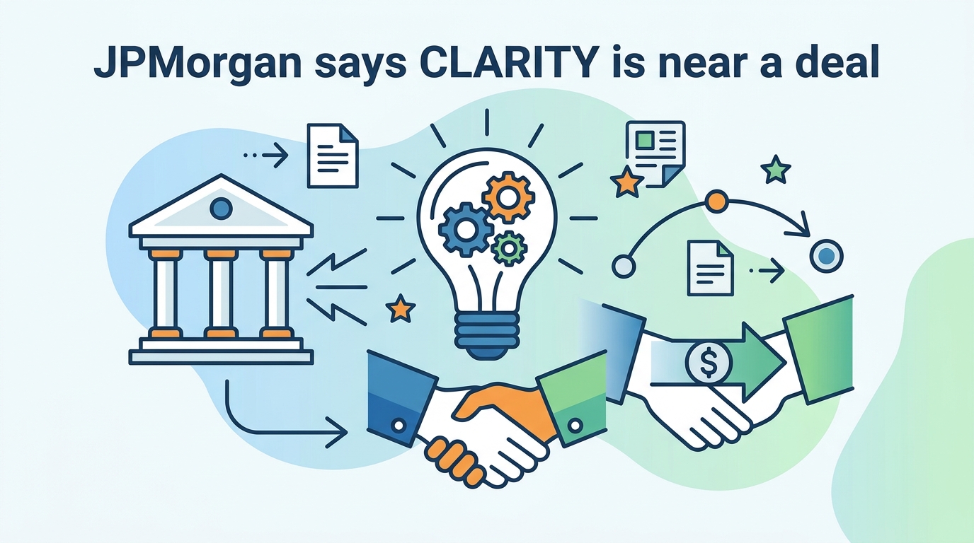 JPMorgan says CLARITY is near a deal
