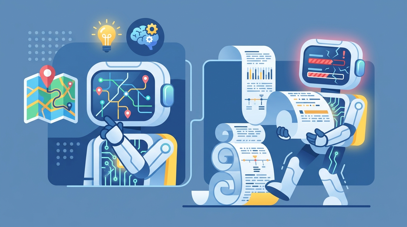 LLM 會看地圖，卻撐不住長度