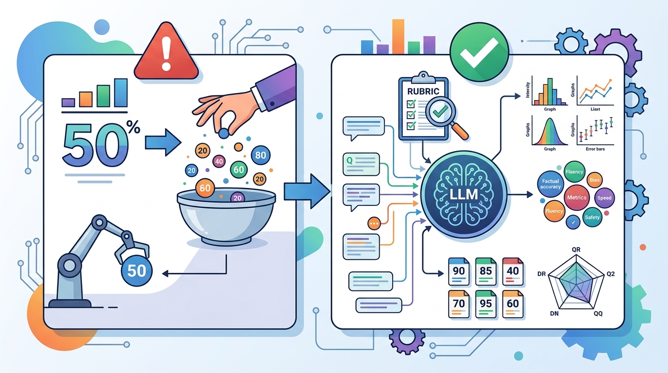 LLM 評審別只看平均分