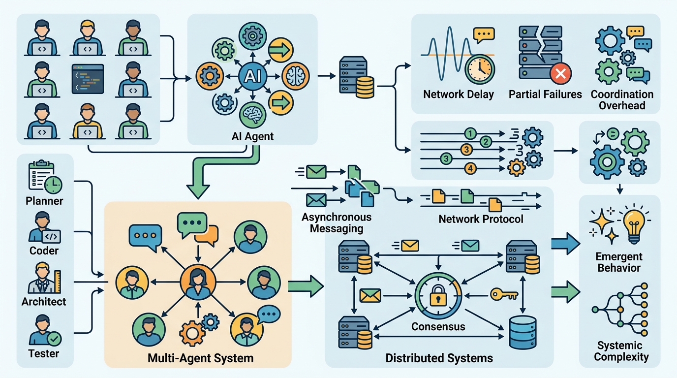 Why Multi-Agent Coding Feels Like Distributed Systems