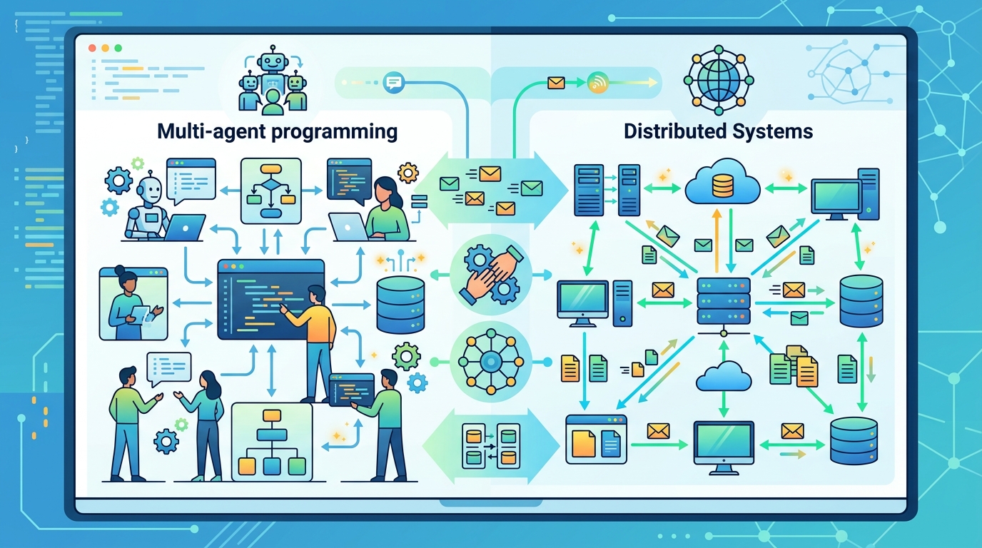 多代理寫程式像分散式系統